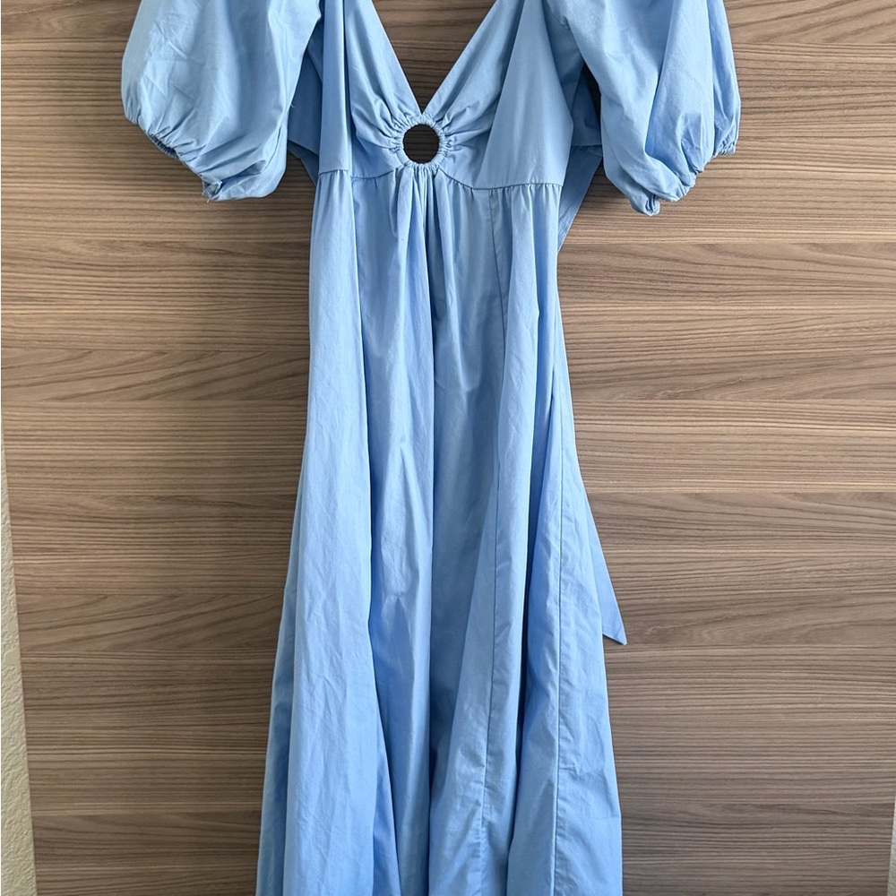 Abercrombie & Fitch Light Blue Maxi Dress